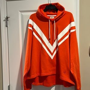 Orange Chevron Tory Sport Hoodie